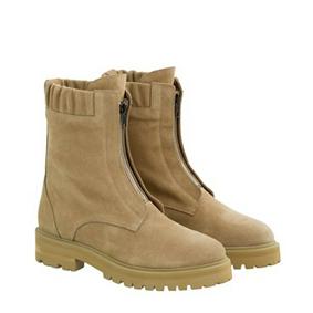 Overview image: YAYA Suede Boot With Zipper