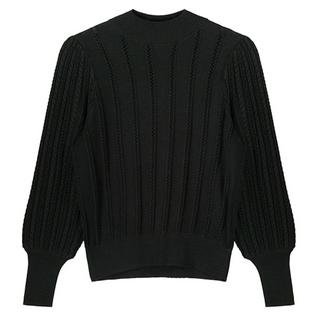 Overview image: Summum Mock neck sweater viscose poly