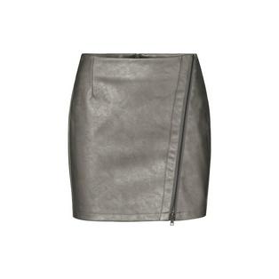 Overview image: YAYA Metallic Skirt Faux Leather