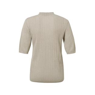 Overview second image: YAYA Sweater white a high neck
