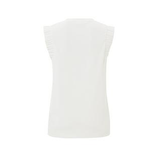 Overview second image: YAYA Sleeveless top with round nec