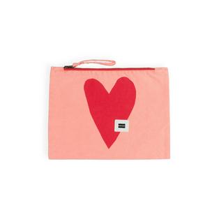 Overview image: 10DAYS Canvas clutch heart