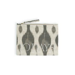 Overview image: 10DAYS Canvas clutch ikat