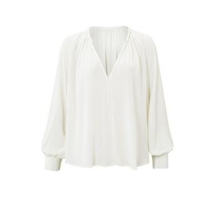 Overview image: YAYA V-Neck Woven Top