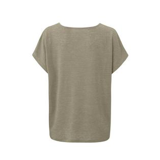 Overview image: YAYA Pleated V-Neck Top