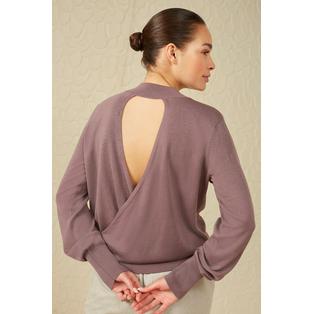 Overview second image: YAYA Sweater With Open Back